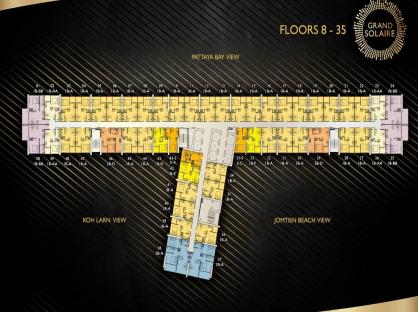Grand Solaire Pattaya (RESALE 1BR 18 floor)
