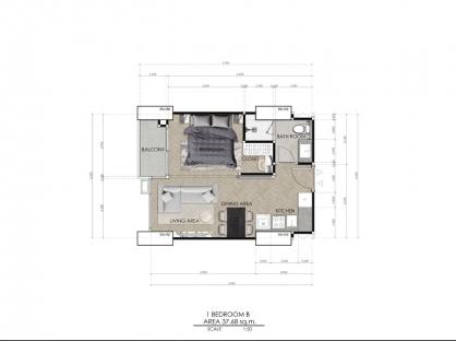 Dusit Sea Spire Pattaya (RESALE 1BR 13 floor)