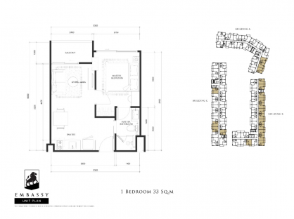 Embassy (RESALE 1 bedroom 4 floor)