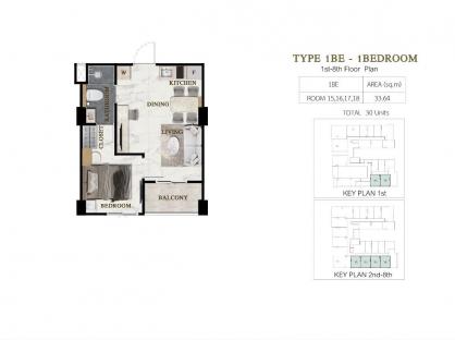 Siam Oriental Beach (RESALE 1BR 5 floor)
