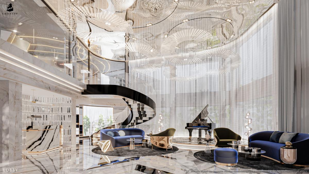 Продажа Квартира в Паттайя (Джомтьен) — Embassy Pattaya Jomtien у моря - фото 1