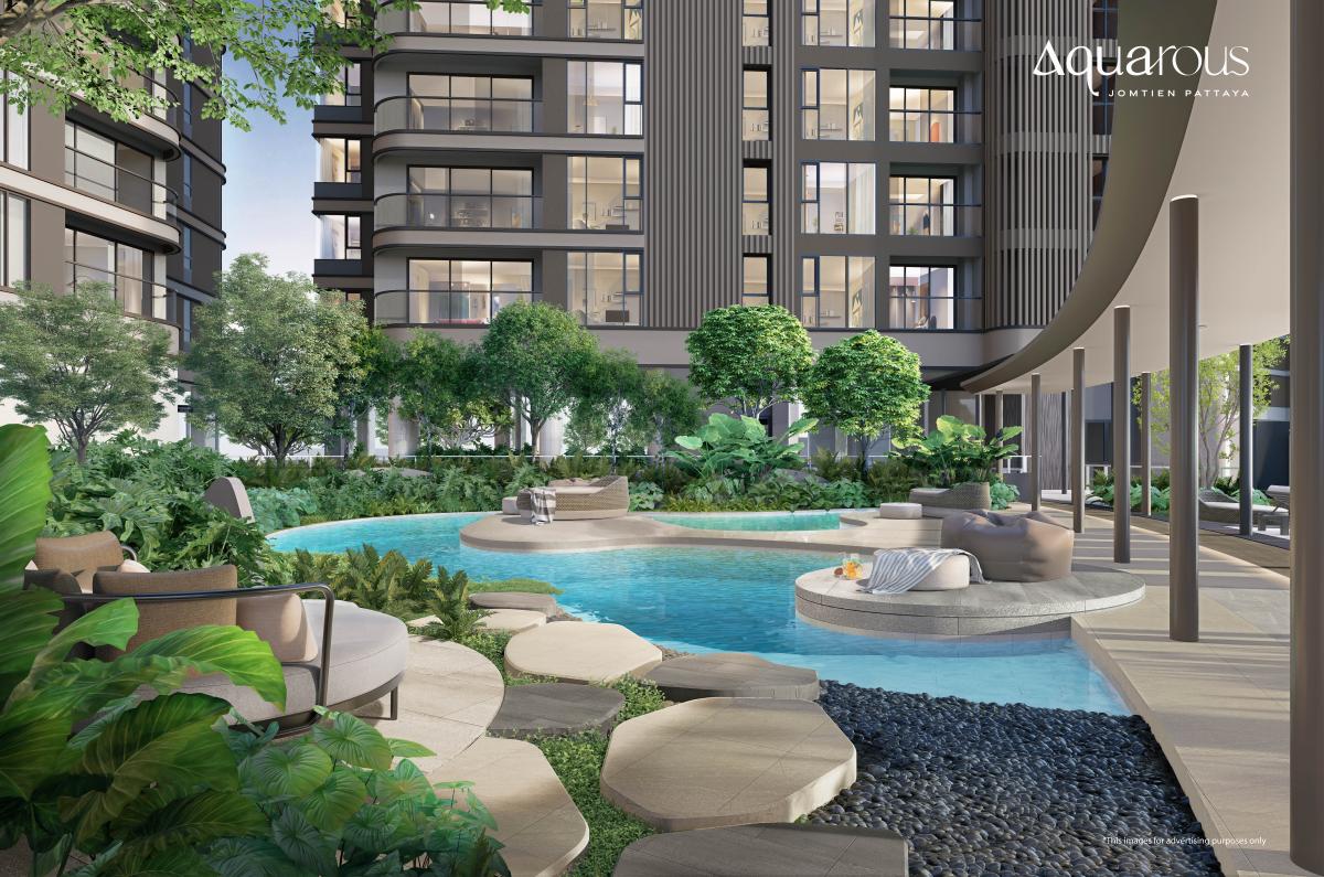 Продажа Квартира в Паттайя (Джомтьен) — Aquarous Jomtien Pattaya на берегу моря - фото 5