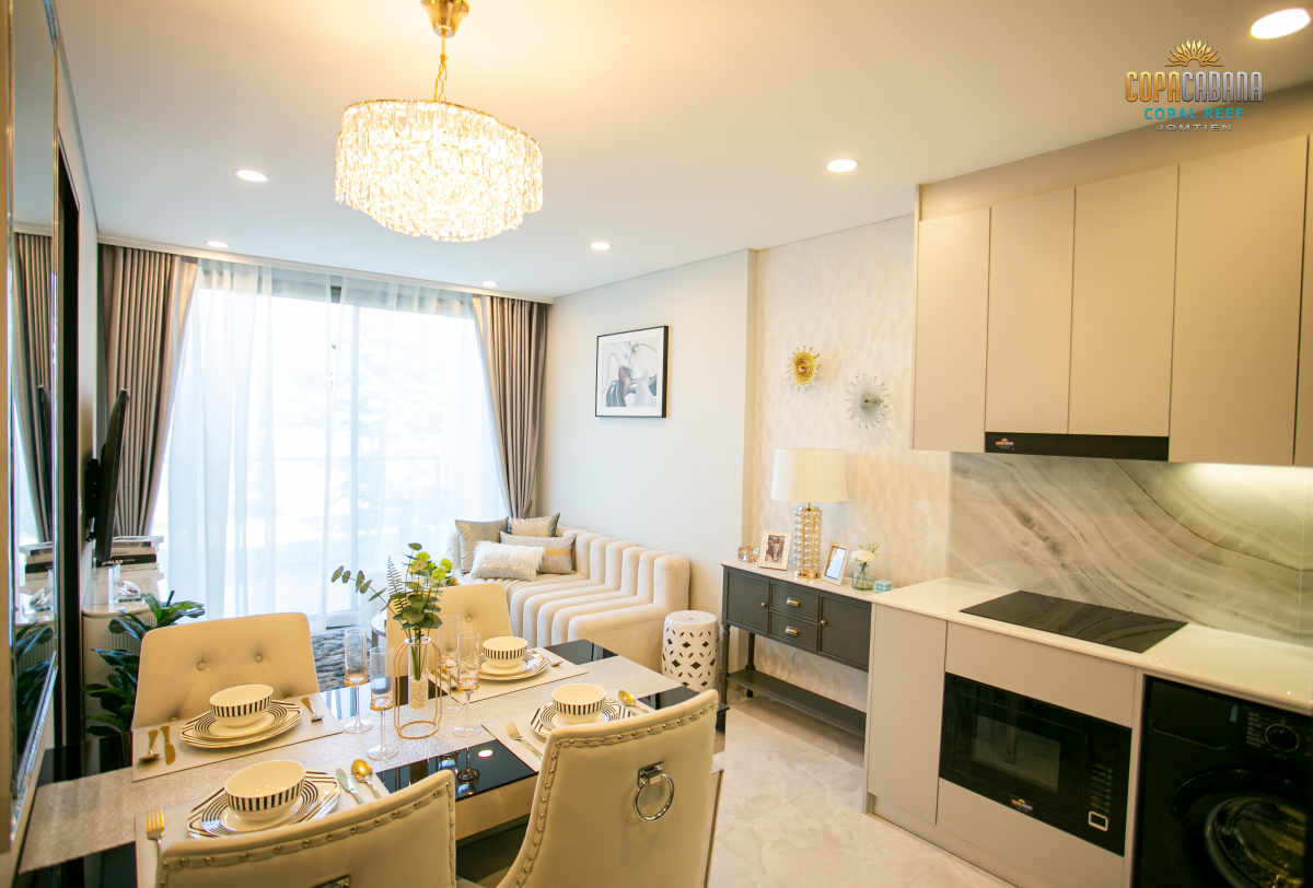 Продажа Квартира в Паттайя (Джомтьен) — Copacabana Coral Reef Pattaya (RESALE) у моря - фото 4