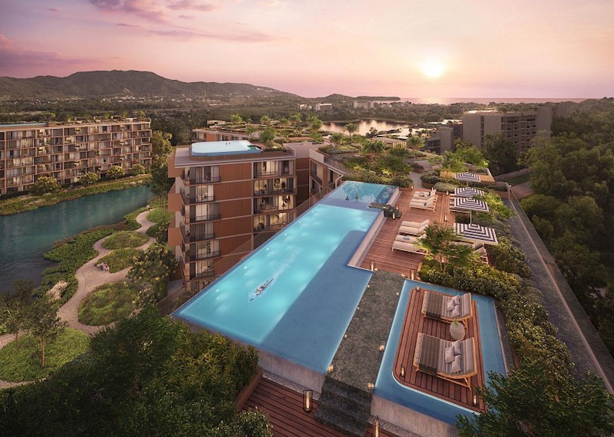 Продажа Квартира в Пхукет (Банг Тао) — Skypark Elara Lakelands на берегу моря - фото 2