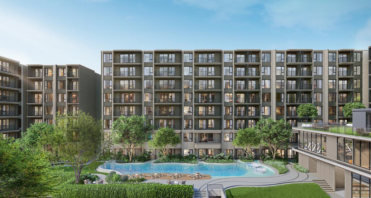 Продажа Квартира в Пхукет (Чалонг) — Origin Place Centre с бассейном - фото 2