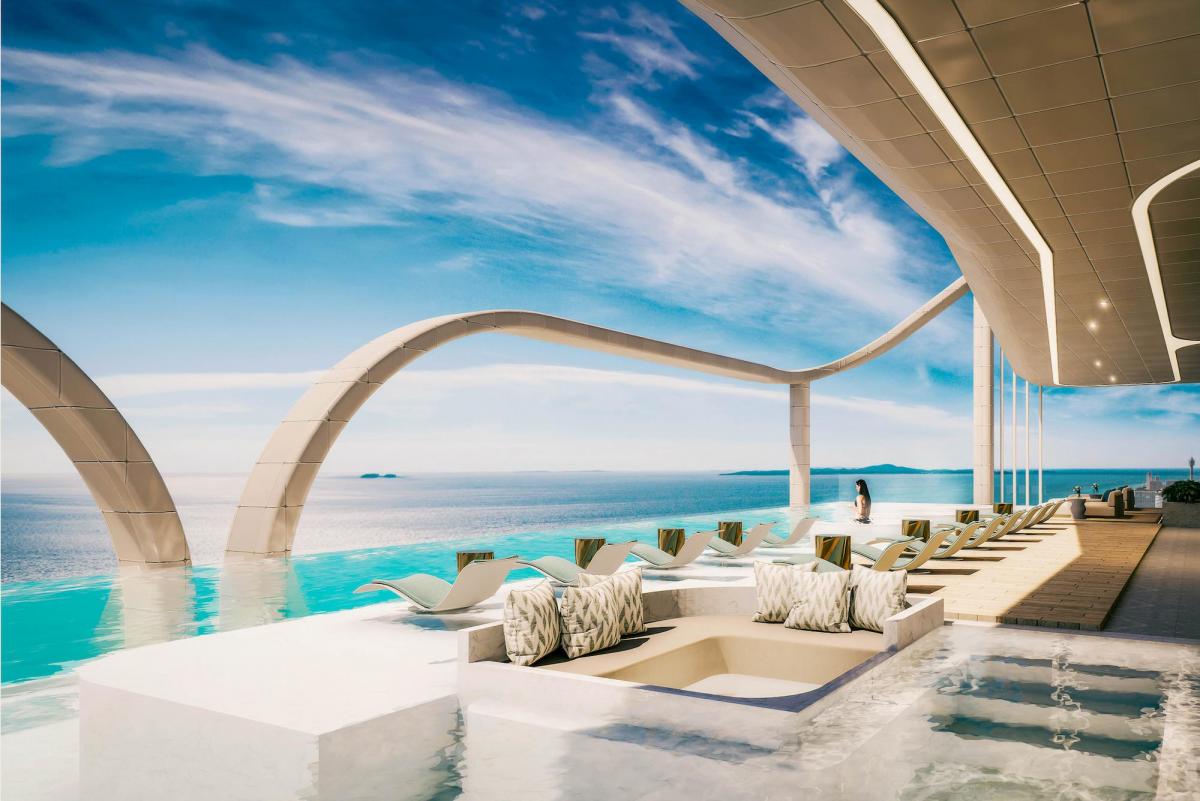 Продажа Квартира в Паттайя (Джомтьен) — Dusit Sea Spire Pattaya на берегу моря - фото 6