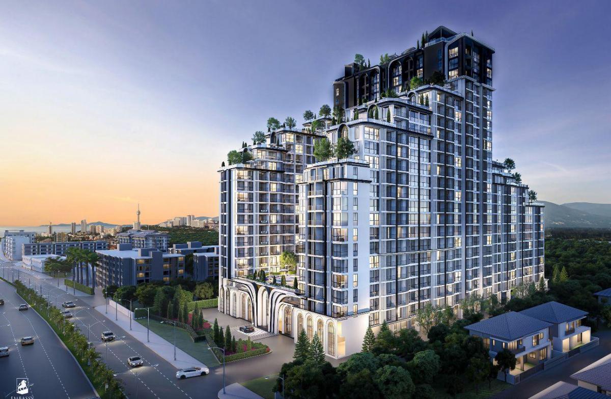 Продажа Квартира в Паттайя (Джомтьен) — Embassy Life (RESALE 1BR 7 floor) на берегу моря - фото 1