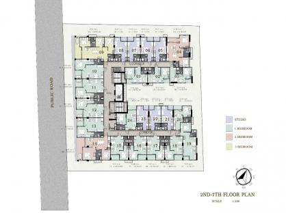Siam Oriental Beach (RESALE 2BR 2 floor)