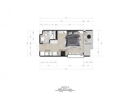 Dusit Sea Spire Pattaya (RESALE Studio 16 floor)