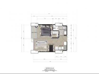 Dusit Sea Spire Pattaya (RESALE 1BR 27 floor)