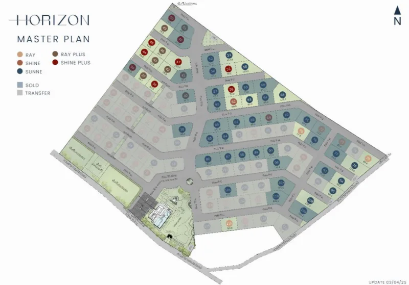 Мастер-план PATTA Horizon villas — Генплан