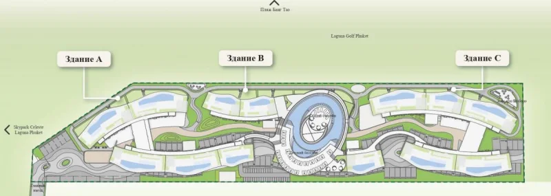 Мастер-план Angsana Golf Residences Topaz — План местности